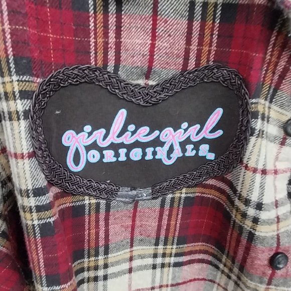 2714 Size XL Upcycled GH Bass, Southern Girls Drawl Button Down Shirt - Picture 5 of 6